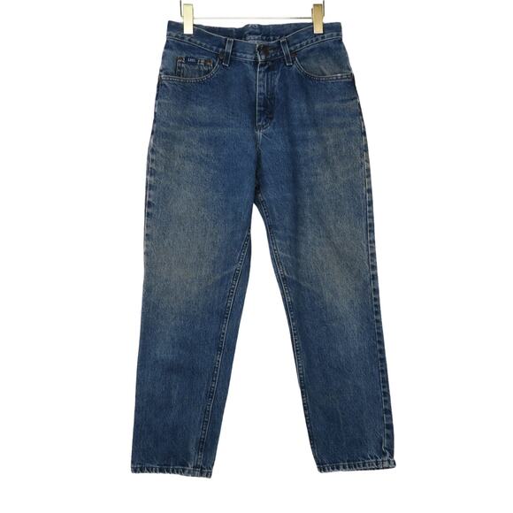 1990s Vintage Lee High Rise Straight Leg Mom Jeans 28" Back Yoke - Picture 1 of 6